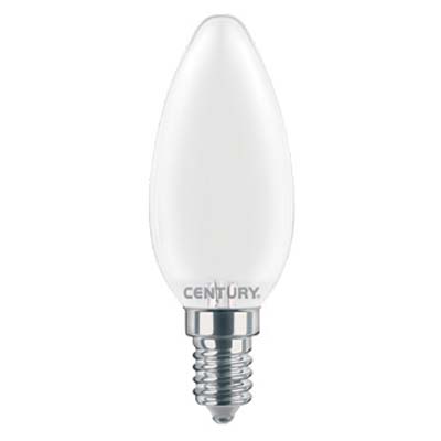 Lampada Wire Led Oliva Incanto Saten Century - Fredda Volt 230 Watt 4 Lumen 470 E14- 5 Pezzi