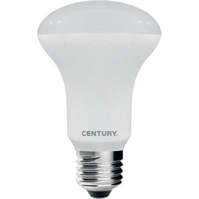 Lampada Led Faretto Spot Light Reflector Century - Calda Volt 230 Watt 10 Lumen 806 E27 R63- 3 Pezzi