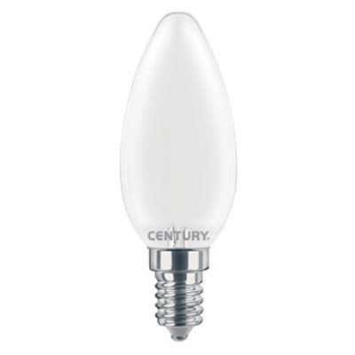 Lampada Wire Led Oliva Incanto Saten Century - Fredda Volt 230 Watt 6 Lumen 806 E14- 5 Pezzi
