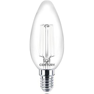 Lampada Wire Led Oliva Incanto White Century - Calda Volt 230 Watt 4,5 Lumen 470 E14- 5 Pezzi