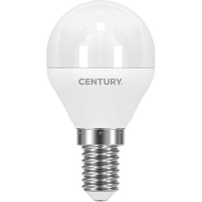 Lampada Led Sfera Harmony 80 Century - Calda Volt 230 Watt 6 Lumen 490 E14- 10 Pezzi