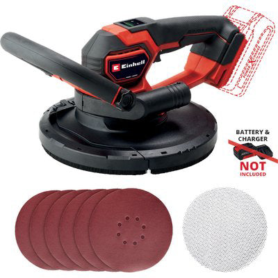 Levigatrice Pareti Batteria Tcdws225 Einhell Volt 230 Watt 1220 Mm 225 + Acc