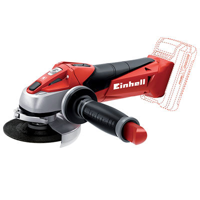 Smerigliatrice Ang Batteria Tcag18/115 Li Einhell Volt 18 Xchange Mm 115 Solo Corpo Macchina
