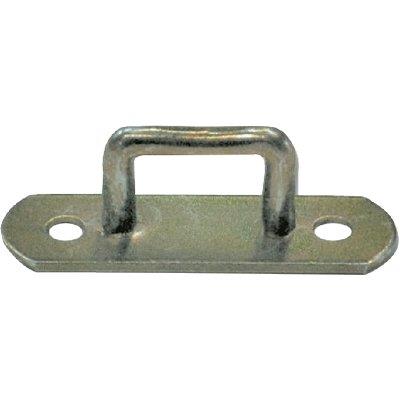 Cavallotto Fisso Rettangolare 926 - Zincato Giallo S.Mm 5,0 Mm 25X 27- 10 Pezzi