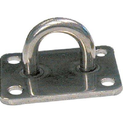 Cavallotto Fisso Tondo 929I - Acciaio Inox S.Mm 8,0 Mm 20X 21- 2 Pezzi