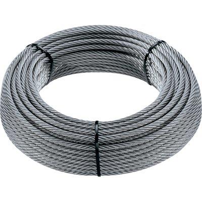 Fune Acciaio Zincata Miniroll - D.Mm 3 L.Mt 25- 2 Pezzi