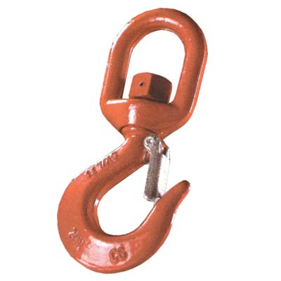 Gancio Sollevamento Girevole Al Carbonio Con Sicura Certificato Ce Kg 3200