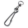Moschettone + Givolare Acciaio Nichelato Hand - L.Mm 60- 100 Pezzi