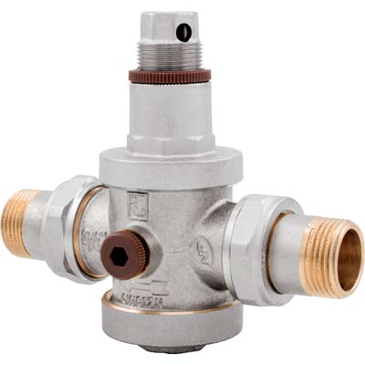 Riduttore Pressione Europress 143Mm Itap Ottone Nichelato 3/4M Bar 251/5,5