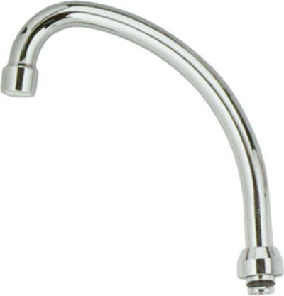 Canna Cr Alta Lavello + Rompigetto Ottone Cromato 3/4M Mm 18X200