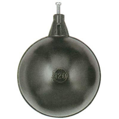 Sfera Rubinetto A Galleggiante Asolata - Moplen Mm 120 Tonda- 10 Pezzi