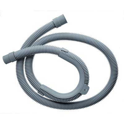 Tubo Scarico Lavatrice + Curva - Pp Cm 150- 5 Pezzi