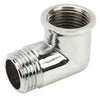 Gomito Mf Ottone Cromato 92 Gebo - 3/4Mf- 5 Pezzi