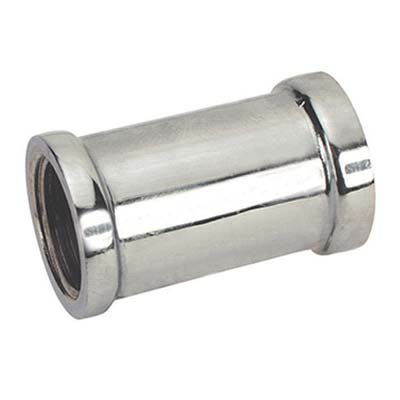 Manicotto Ottone Cromato 270 Gebo - 1/2F- 10 Pezzi