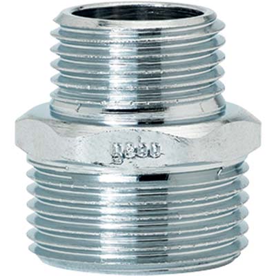 Nipplo Ridotto Ottone Cromato 245 Gebo - 3/4Mx1/2M- 5 Pezzi