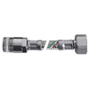 Flessibile Flexcore Mf Prolungato Ridotto Parigi - Inox 304/Pe-Rt + Guarnizione 1/2Mx3/8F Cm 35- 5 Pezzi