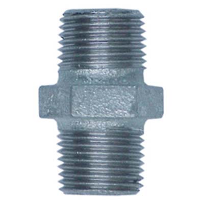 Nipplo Ghisa Zincata 280 Gebo - 1M- 10 Pezzi