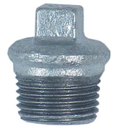 Tappo Maschio Ghisa Zincata 290 Gebo - 1M- 10 Pezzi