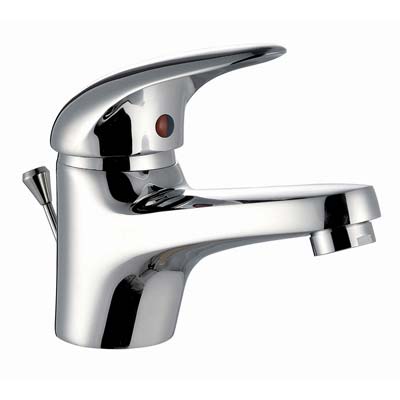 Miscelatore Lavabo Start H25 Crolla Ottone Cromato + Piletta 11/4