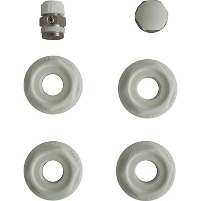 Kit Montaggio Radiatore 4 Riduzioni + Tappo + Valvola Sfiato