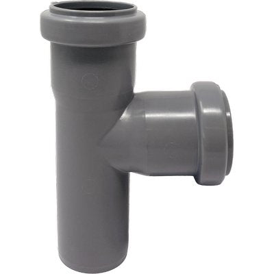 Braga Scarico Idrico Ad Innesto - Pp Grigio Mm 40 87 °- 20 Pezzi