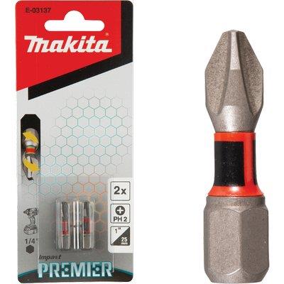Inserto Croce Phillips X Avvitatore Impulsi Makita - Phxmm 3X25 Cf=Pz 2- 3 Confezioni