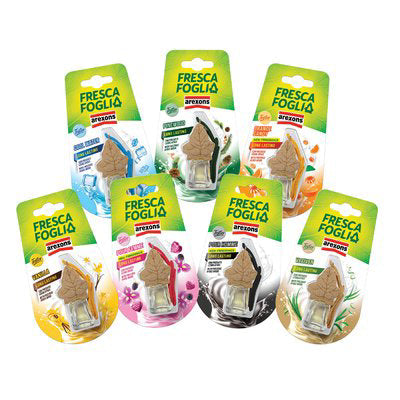 Profumatore Auto Fresca Foglia Arexons - 12 Pezzi