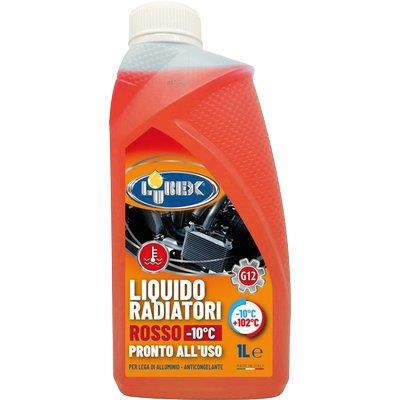 Liquido Antigelo X Radiatore Auto Rosso Lubex - Fino A -10 °C Lt 1- 12 Pezzi