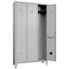 Armadio Spogliatoio Montato Prometal Vern Grigio Posti 3 H.Mm 1795 Mm 1000X350