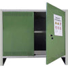 Armadio Fitofarmaci Smontato Prometal Vern Grigio/Verde H.Mm 800 Mm 1000X400