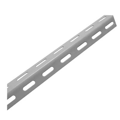 Asta X Ripiano Metallico Leggera Prometal - Acciaio Vern Grigio Mm 35X35 H.Cm 200- 2 Pezzi