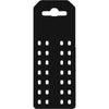Espositore In Polipropilene - Nero Mm 145X55- 100 Pezzi