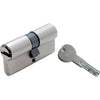 Cilindro Sagomato R6 Plus Iseo Ott.Crom.Satin Chiavi 5 Mm 80 30+50