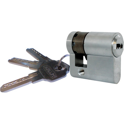 Mezzo Cilindro Sagomato 2303 Ibfm - Ott.Crom.Satin Chiavi 3 Mm 40 30+10- 2 Pezzi