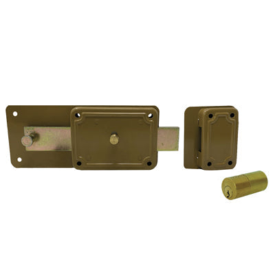 Serratura Ferroglietto P60 Fisso Facchinetti - C.Tondo Fisso M6+Pomolo E.Mm 50- 2 Pezzi