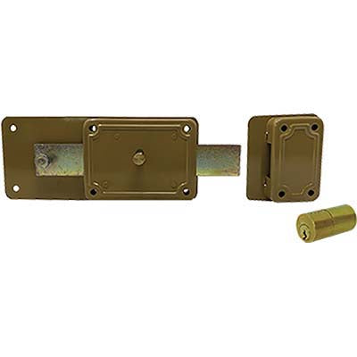 Serratura Ferroglietto P50 Fisso Facchinetti - C.Tondo Fisso M5+Scr+Pomolo E.Mm 60- 2 Pezzi