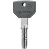 Chiave Punzonata Cisa 00670.10 Originale Ottone Nichelato