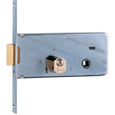 Serratura Metallo Infilare 712 Iseo B.Q Zinc F.Mm 16 C.Sfacc M2+Scr H.Mm 64 E.Mm 60