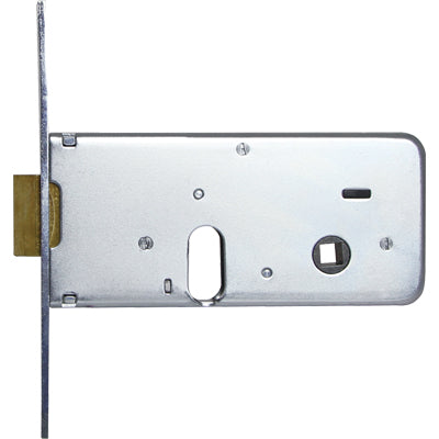 Serratura Metallo Infilare 710 Iseo B.Q Zinc F.Mm 16 C.Ovale M2+Scr H.Mm 64 E.Mm 70