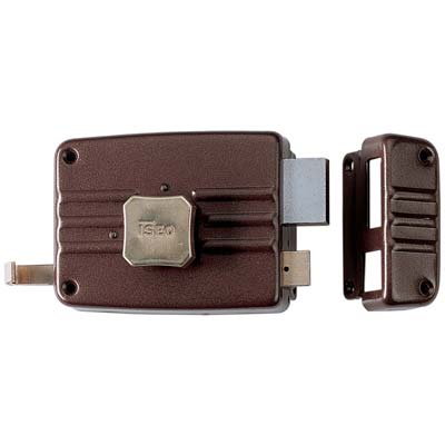 Serratura Legno Applicare 400 Iseo C.Staccato M3+Tirante+Pomolo E.Mm 60 Sx