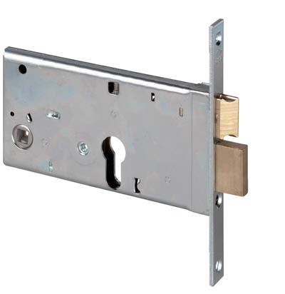 Serratura Metallo Infilare 44360 Cisa B.Q Zinc F.Mm 16 F.Sagom M2+Scr H.Mm 77 E.Mm 80