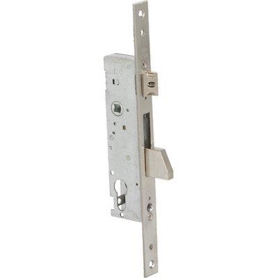 Serratura Montante Infilare 46215 Cisa B.Q Inox F.Mm 22 F.Sagom M1 E.Mm 30