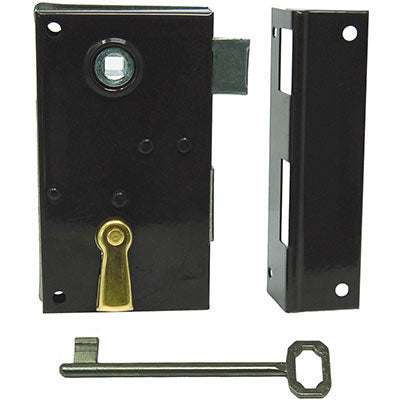 Serratura Legno Applicare 185 Bonaiti - Mappa M2+Scr+Q6 E.Mm 45 Dx- 2 Pezzi