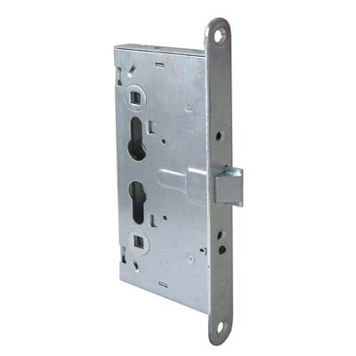 Serratura Metallo Infilare 43110 Cisa B.Q Zinc F.Mm 24 F.Sagom+Scr Q9 E.Mm 65