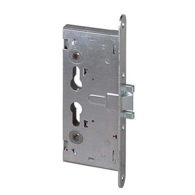 Serratura Metallo Infilare 43120 Cisa B.Q Zinc F.Mm 24 F.Sagom M1+Scr Q9 E.Mm 65