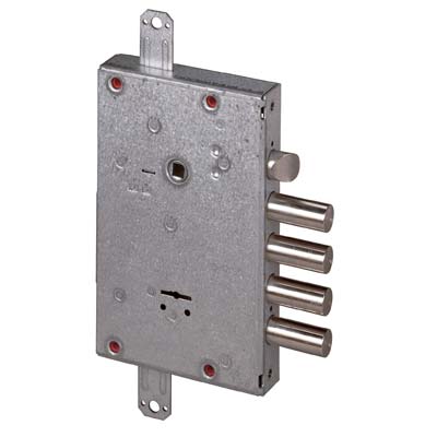 Serratura Metallo Applicare 57515 Cisa Dm Corta M4+Scr Ip.Mm 28 E.Mm 64