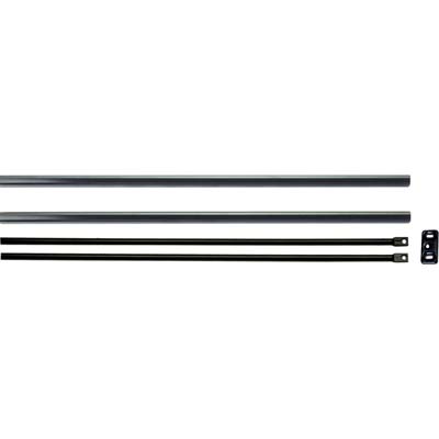 Aste + Coperture Antipanic Idea Base 94100205 Iseo - Vern Nere X Porte H.Max Mm 2400 Cf=Pz 6- 1 Confezioni