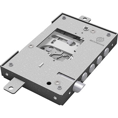 Serratura Metallo Applicare Nuda 2500 Securemme S/Cuore Tripl+Scr Ip.Mm 28 E.Mm 63 Dx