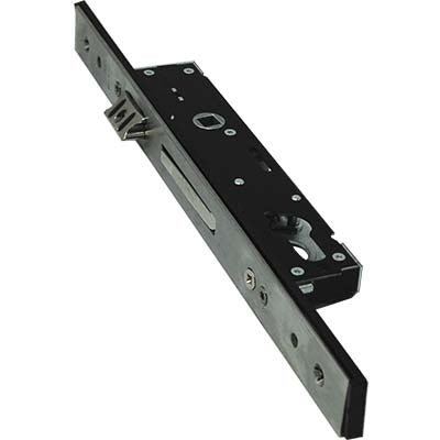 Serratura Montante Infilare 1400S Omec B.Q Inox F.Mm 25 F.Sagom M1 Scr+Q8 E.Mm 25