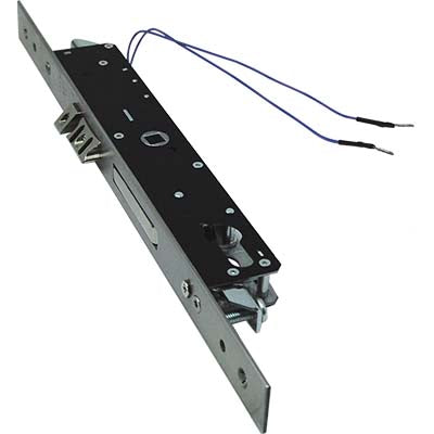 Serratura Montante Infilare Elettrica 1418Q Omec B.Q Inox F.Mm 25 F.Sagom Trip+M1+Scr+Q8 E.Mm 35